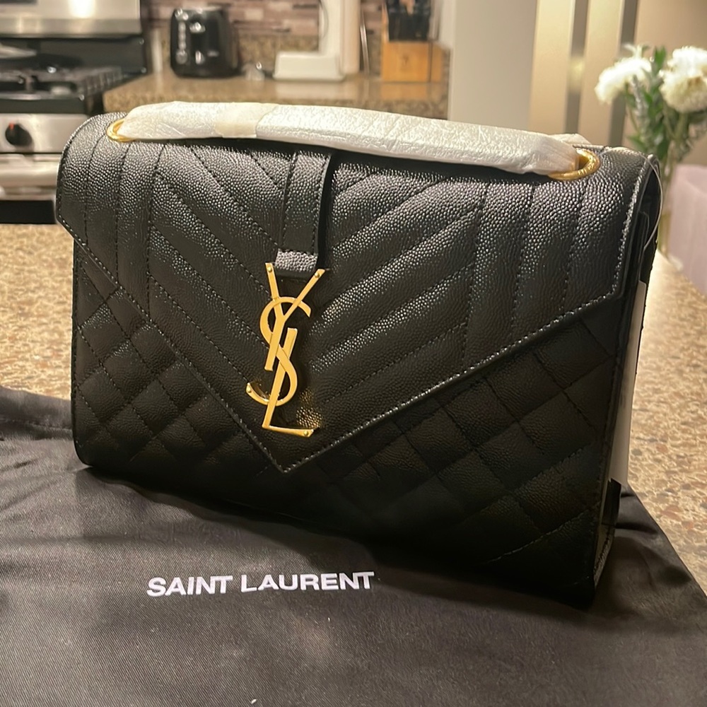NWT MEDIUM YSL ENVELOPE BAG